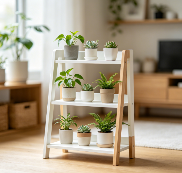 Compact Three Tier Plant Stand